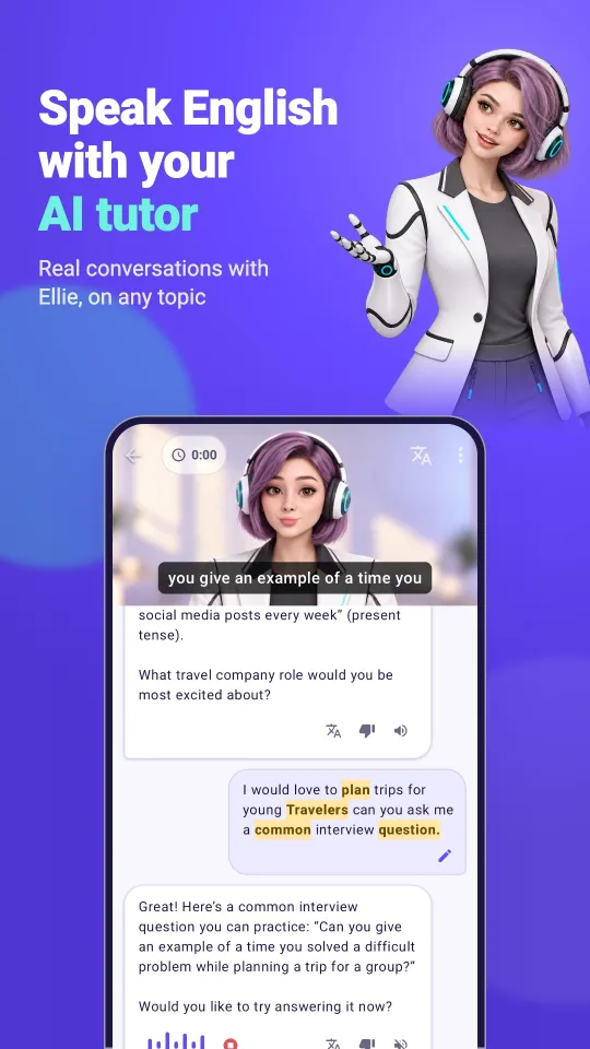 Voice chat with Ellie